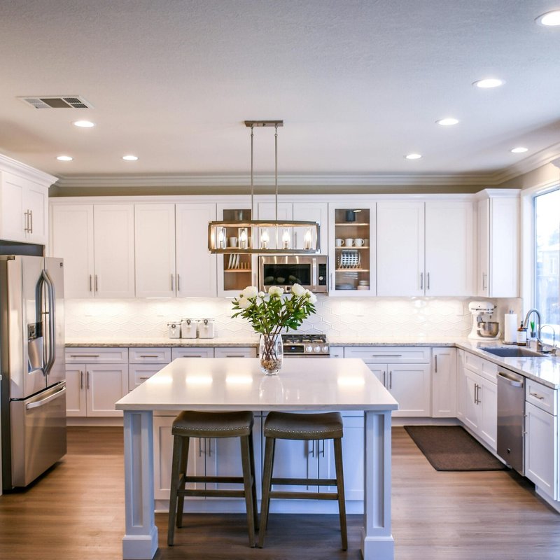 Contemporary wood flooring from Barton Co. Carpets in San Antonio, TX