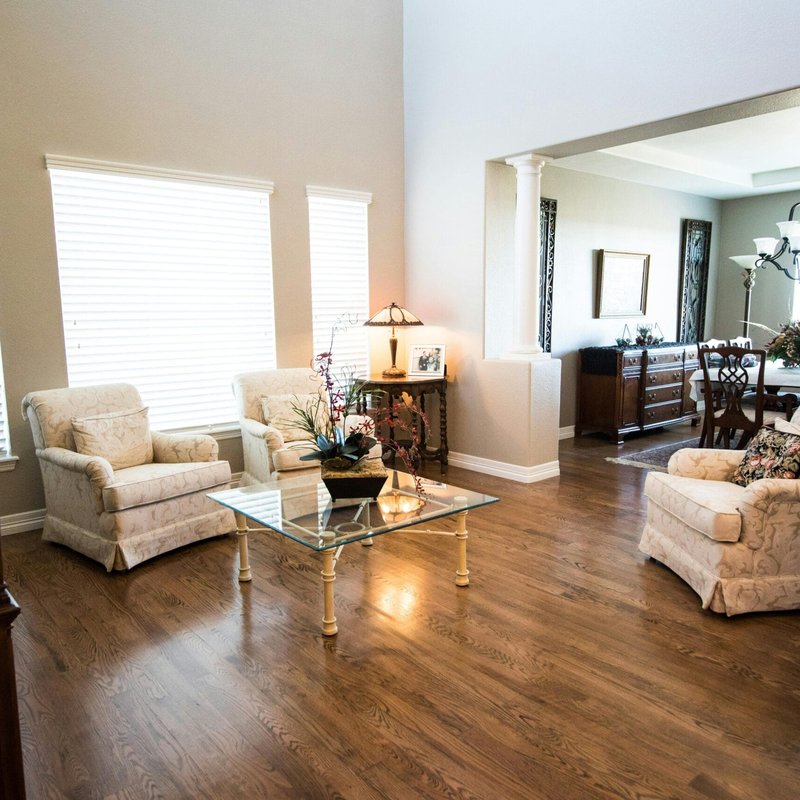 Hardwood floor installation from Barton Co. Carpets in San Antonio, TX